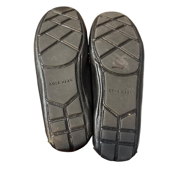 Cole Haan Mens Black Leather Driving Moccasins Loafers Shoes 8.5B Comfortable Ca - Picture 6 of 8